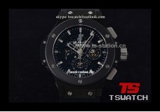 HB19886 - Aero Bang Skeleton Black Dial Full Ceramic A7750