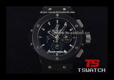 HB19886 - Aero Bang Skeleton Black Dial Full Ceramic A7750