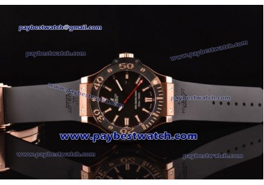 Hublot Big Bang King 322.PM.100.RX Black Rubber Rose Gold Watch