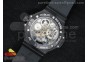 Big Bang Ceramic Bezel Skeleton Tourbillon on Black Rubber Strap