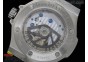 Big Bang Tourbillon Automatic SS White Dial on Black Rubber Strap