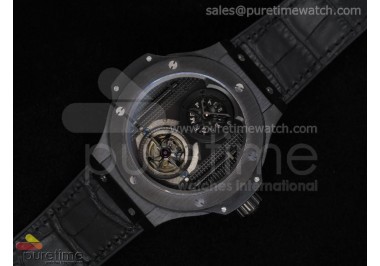 Big Bang 44mm Vendome Tourbillon All Black on Black Gummy