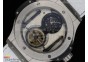 Big Bang 44mm Vendome Tourbillon SS White Dial on White Gummy