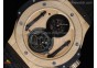 Big Bang 44mm Vendome Tourbillon Rose Gold on Black Gummy