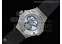 Big Bang Automatic Tourbillon SS/Ceramic White Dial on Rubber Strap