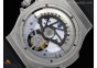 Big Bang Automatic Tourbillon SS/Ceramic White Dial on Rubber Strap