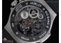 Big Bang Skeleton Tourbillon SS Ceramic Bezel on Black Rubber Strap