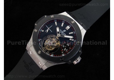 Big Bang Tourbillon SS Black Dial