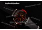 Hublot Big Bang Red Devil Swiss Valjoux 7750 Automatic Movement PVD Case Ceramic Bezel Black Dial and Red Stick Marker Rubber Strap