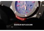 Hublot Big Bang Red Devil Swiss Valjoux 7750 Chronograph Movement PVD Case with Black Dial-Red Stick Markers and Black Rubber Strap