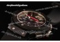 Hublot Big Bang Luna Rossa Limited Edition Swiss Valjoux 7750 Automatic Movement Full Ceramic with Black Dial-Silver Stick Markers and Black Rubber Strap