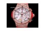 HB8502 - Big Bang White Dial Full Diamond RG/RB Red - Asia 7750