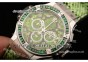 Hublot Big Bang Boa Bang Chrono Miyota OS20 Quartz Steel Case with Green Boa Dial Diamond Bezel and Green Boa Leather Strap