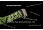 Hublot Big Bang Boa Bang Chrono Miyota OS20 Quartz Steel Case with Green Boa Dial Diamond Markers and Green Boa Leather Strap