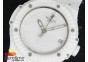 Big Bang Caviar White Ceramic 41mm White Ceramic Dial on White Rubber Strap A2824