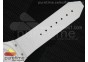 Big Bang Caviar White Ceramic 41mm White Ceramic Dial on White Rubber Strap A2824