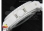 Big Bang Caviar White Ceramic 41mm White Ceramic Dial on White Rubber Strap A2824