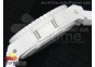 Big Bang Caviar White Ceramic 41mm White Ceramic Dial on White Rubber Strap A2824