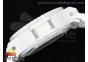 Big Bang Caviar Chrono 44mm White Ceramic White Dial on White Rubber Strap A7750