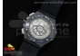 Big Bang Caviar Chrono 44mm Ceramic Black Dial on Black Rubber Strap A7750