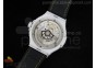 Big Bang 41mm White Caviar RG/Yellow Bezel  on Yellow Gummy Strap A2824