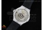 Big Bang 41mm White Caviar RG/Blue Bezel  on Blue Gummy Strap A2824