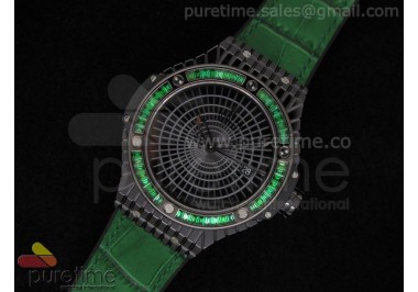 Big Bang 41mm Tutti Frutti Green Caviar on Gummy Strap A2824