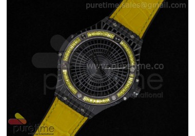 Big Bang 41mm Tutti Frutti Yellow Caviar on Gummy Strap A2824