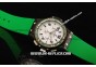 Hublot Big Bang Chronograph Swiss Quartz Movement PVD Case with Green Diamond Bezel and Green Rubber Strap-Lady Model