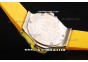 Hublot Big Bang Chronograph Swiss Quartz Movement Steel Case with White Dial and Yellow Rubber Strap-Lady Model