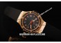 Hublot Big Bang Diamond Bezel Swiss Quartz Movement Rose Gold Case with Black Diamond Bezel and Black Dial-Lady Size