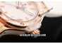 Hublot Big Bang Diamond Bezel Swiss Quartz Movement Rose Gold Case with White Diamond Bezel and White Dial-Lady Size