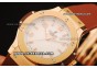 Hublot Big Bang Lady Swiss Quartz Movement Rose Gold Case with White Dial and Brown Rubber Strap - Rose Gold Markers