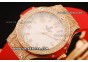 Hublot Big Bang Lady Swiss Quartz Movement Rose Gold/Diamond Case with White Dial and Red Rubber Strap - Rose Gold Markers