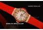 Hublot Big Bang Lady Swiss Quartz Movement Rose Gold/Diamond Case with White Dial and Red Rubber Strap - Rose Gold Markers