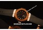 Hublot Big Bang Miyota Automatic Rose Gold Case with Black Grid Dial and Stick Markers-Lady Model