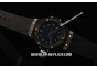 Hublot Lady Big Bang Diamond Bezel Swiss Quartz Movement PVD Case/Bezel with Black Dial and Black Rubber Strap