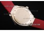 Hublot MDM Swiss Quartz Movement Diamond Bezel with Beige Dial and Red Rubber Strap