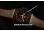 Hublot King Power F1 Swiss Valjoux 7750 Automatic PVD Case with Black Dial and Black Rubber Strap