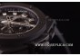 Hublot King Power F1 Swiss Valjoux 7750 Automatic PVD Case with Skeleton Dial and Black Rubber Strap