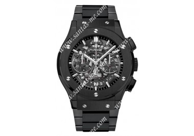 Replica Hublot Classic Fusion Aero Chronograph Black Magic Mens Wristwatch 525.CM.0170.CM