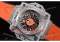 Hublot Masterpiece MP 08 Antikythera Sunmoon 908.NX.1014.GR Skeleton Dial Yellow Leather Steel Watch