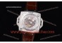 Hublot Masterpiece MP 08 Antikythera Sunmoon 908.NX.1018.GR Skeleton Dial Brown Leather Steel Watch