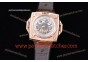 Hublot Masterpiece MP 08 Antikythera Sunmoon 908.NX.1022.GR Skeleton Dial Grey Leather Rose Gold Watch