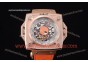 Hublot Masterpiece MP 08 Antikythera Sunmoon 908.NX.1021.GR Skeleton Dial Orange Leather Rose Gold Watch