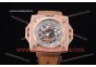 Hublot Masterpiece MP 08 Antikythera Sunmoon 908.NX.1020.GR Skeleton Dial Yellow Leather Rose Gold Watch