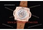 Hublot Masterpiece MP 08 Antikythera Sunmoon 908.NX.1020.GR Skeleton Dial Yellow Leather Rose Gold Watch