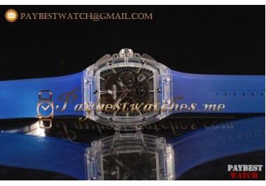 Hublot MP-06 Senna Chrono Chronograph MP-06 Skeleton Dial Blue Rubber Strap Rubber Watch