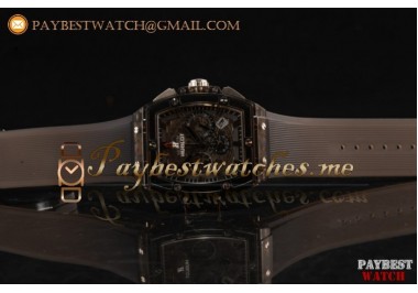 Hublot MP-06 Senna Chrono Chronograph MP-06 Skeleton Dial Black Rubber Strap Rubber Watch