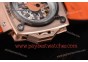 Hublot Masterpiece MP 08 Antikythera Sunmoon 908.NX.1027.GR Skeleton Dial Orange Leather Rose Gold Watch